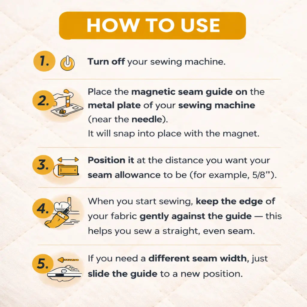 Magnetic Seam Guide